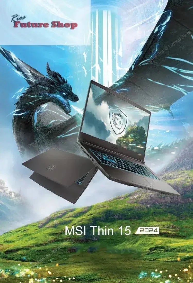 2024 MSI Thin 15 Gaming Laptop 15.6 Inch 2.5K FHD 144Hz IPS Screen Notebook i5-13420H 32GB 1TB RTX3050 Gaming Netbook Computer - Rios Future Shop