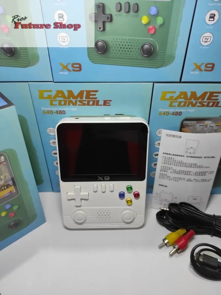 Consola de Juegos x9 con pantalla IPS de 3,5 Pulgadas - Rios Future Shop