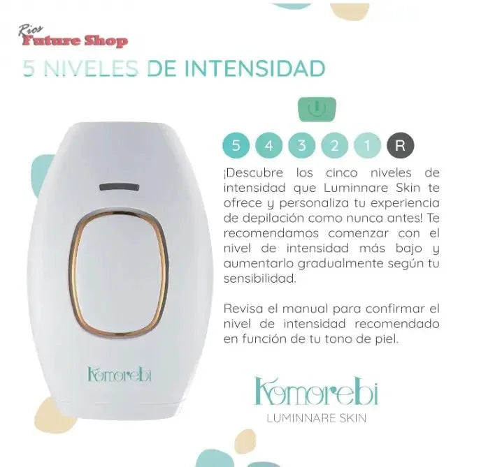 Depiladora a laser para mulher, máquina de depilação a laser - Rios Future Shop