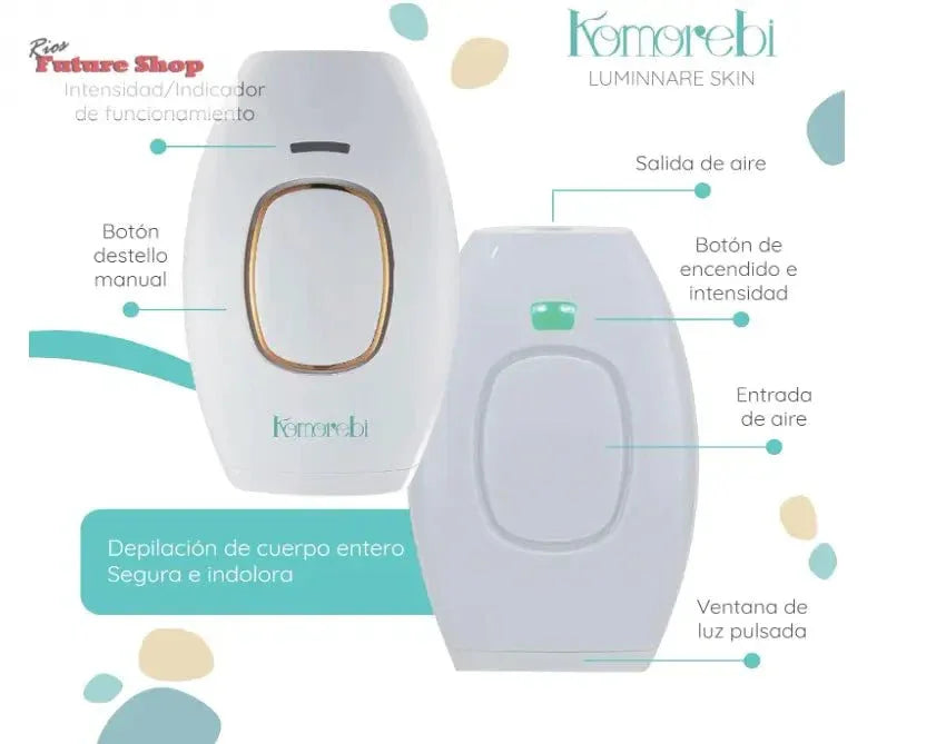 Depiladora a laser para mulher, máquina de depilação a laser - Rios Future Shop