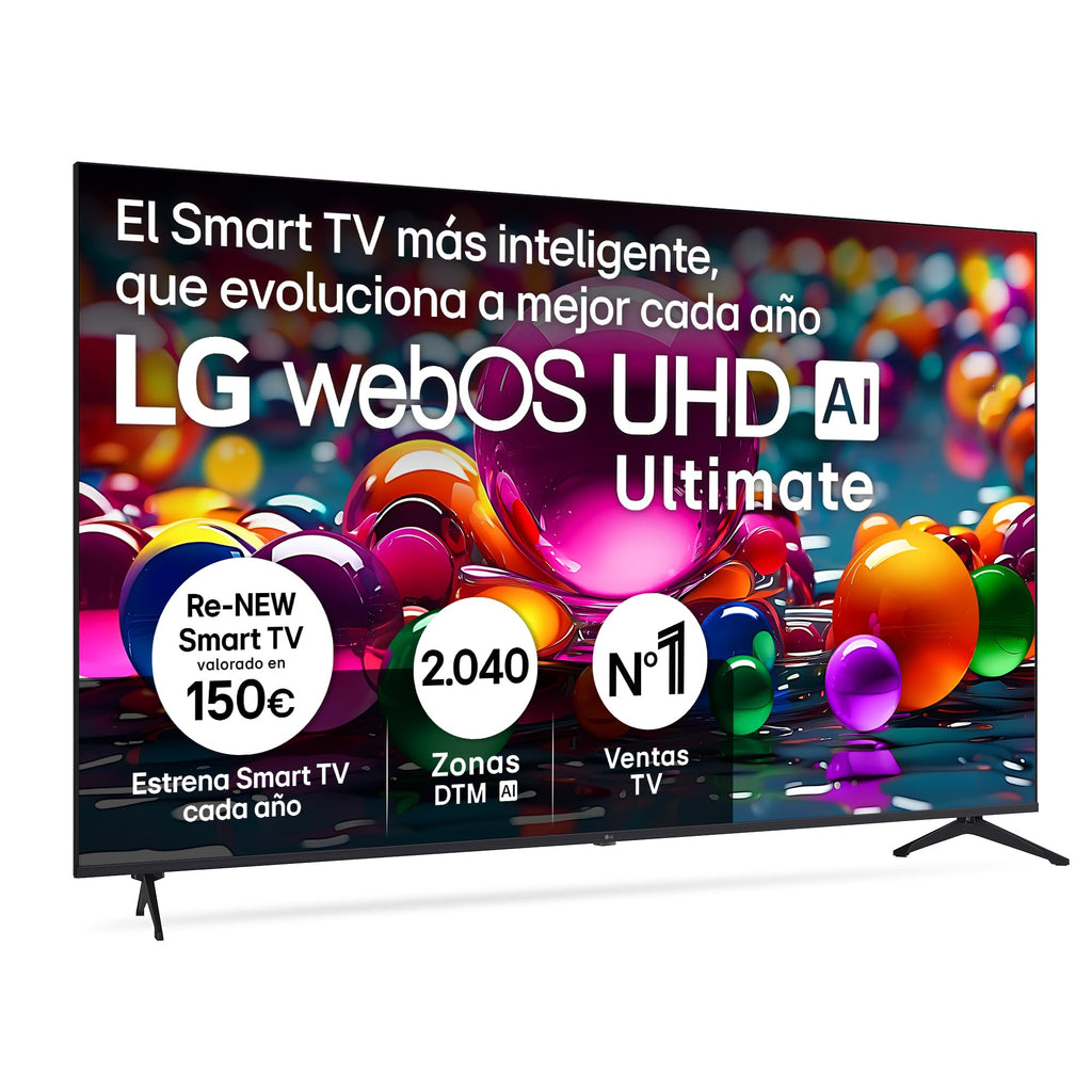 LG 55UA73006LA - TV 55", UHD 4K, WebOS 25, Ultimate IA, HDR10 Pro, Super Upscaling, Dolby Digital Plus, Google Assistant, Black