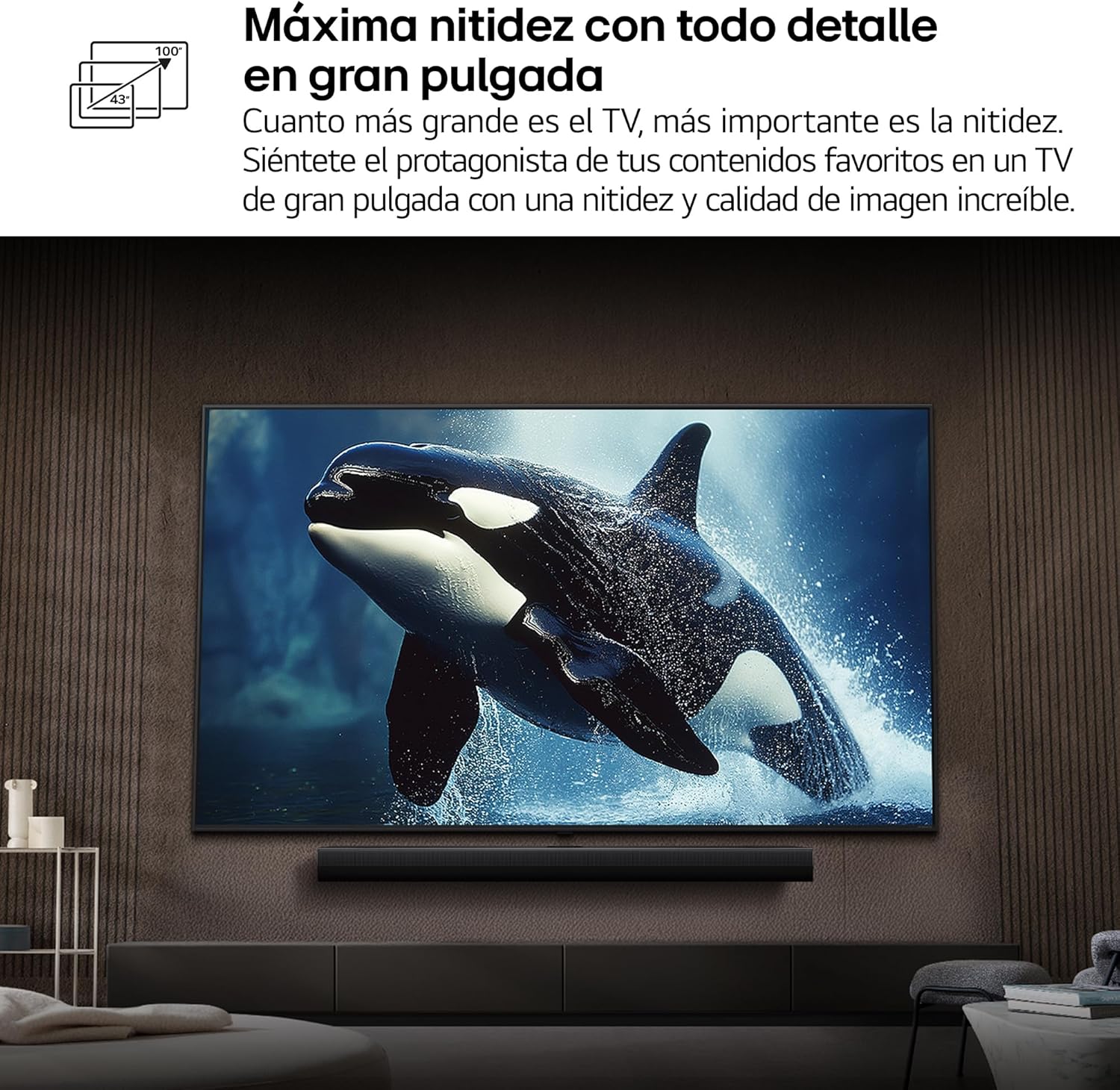 LG 55UA73006LA - TV 55", UHD 4K, WebOS 25, Ultimate IA, HDR10 Pro, Super Upscaling, Dolby Digital Plus, Google Assistant, Black