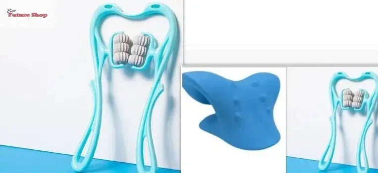 Multifunctional Manual Six-wheel Neck Massager Massage Relieve Roller Massage Tool - Rios Future Shop