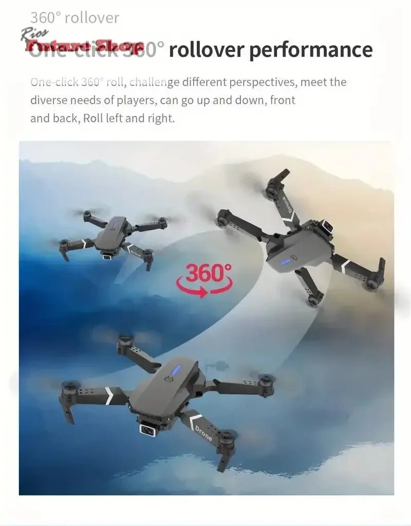 Professional Drone E88 - 4K HD Camera, WiFi FPV &Foldable - Rios Future Shop