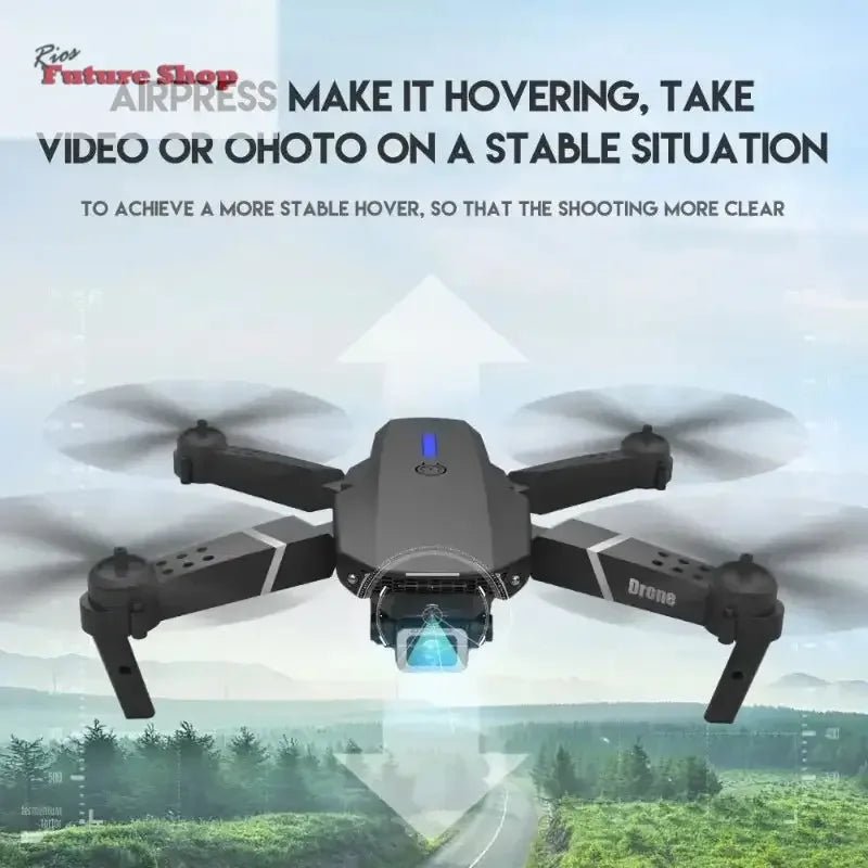 Professional Drone E88 - 4K HD Camera, WiFi FPV &Foldable - Rios Future Shop