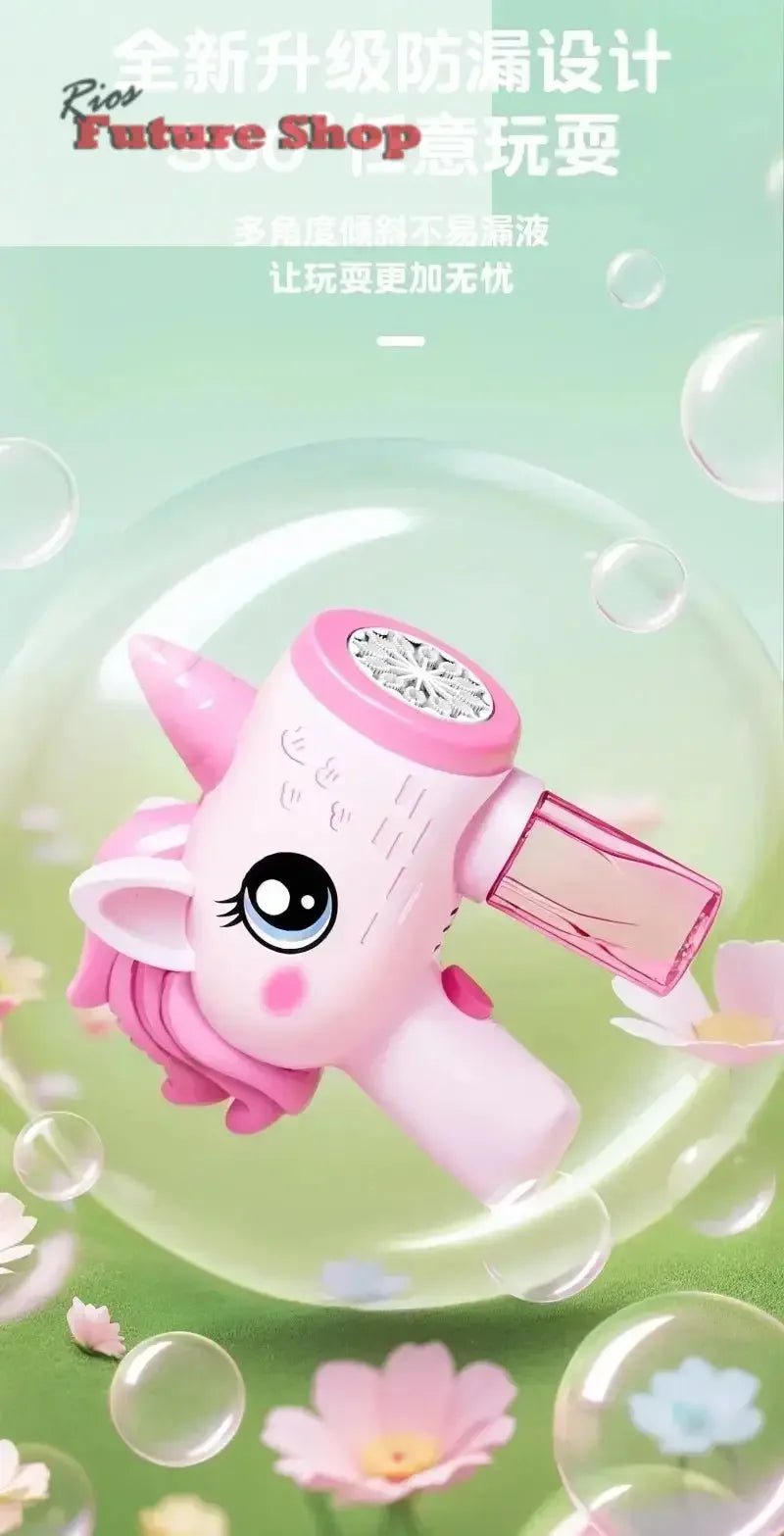 Unicorn electric bubble gun - Rios Future Shop