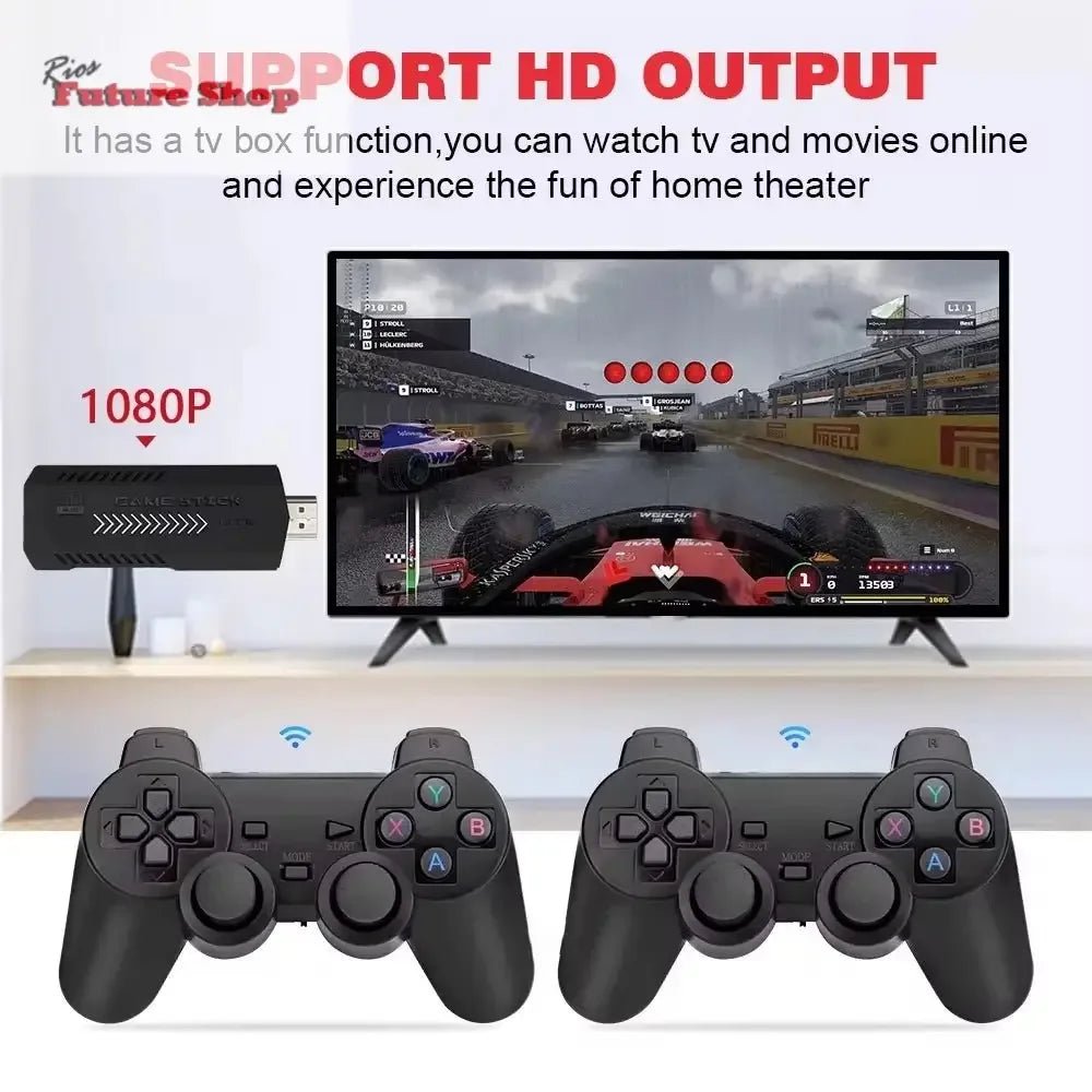 Video Game Console X2 Plus 4K HD Retro 40000 Games - Rios Future Shop